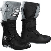 Shot Race 6 Motocross Stiefel, schwarz-grau, Größe 49 für Männer