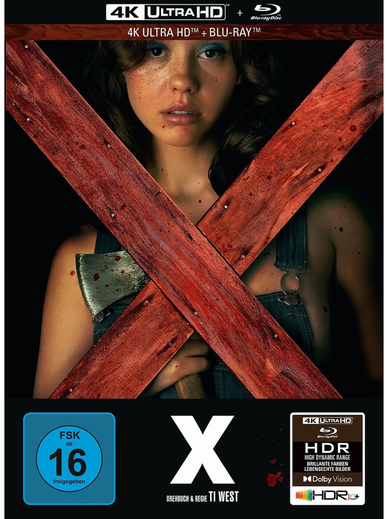 X (4K Ultra HD Blu-ray, Limited Collector's Edition, Cover A)