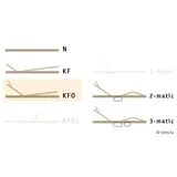 Selecta LATTENROST VAL FR6 KFO  mit einstellbarem kurzen Kopf- und Fußanstellung Breite 90cm Länge 190cm