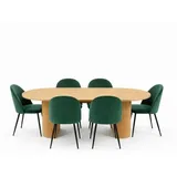 VCM Ebuy24, Essgruppe Essgruppe Kyoto 7-teilig (MDF, Papier)