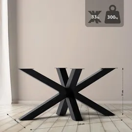 CLP Harlan 150 x 71 x 78 cm schwarz