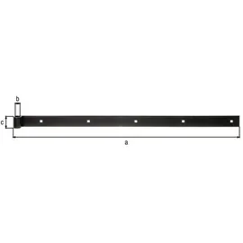GAH Alberts Gah Ladenband B.40mm L.1160mm STA schwarz ku.-besch.ger.