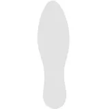 Djois Bodenmarkierung Fuß weiß, 28 x 8,4 cm, wasserfest, 10 Stück