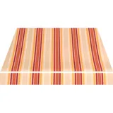 Spettmann Gelenkarmmarkise Star Fix B 400 cm x T 250 cm Orange-Rot Gestreift