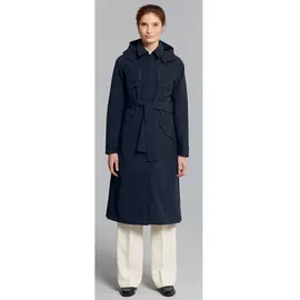 Basil Mosse Fahrrad regen trenchcoat frauen blau
