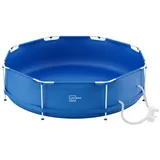 LIVARNO home Metal-Frame-Pool, Ø 300 x H 76 cm - B-Ware neuwertig
