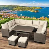 Brast Family Set 11-tlg. Braun/Beige