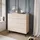 lookway KOMMODE AURA KASCHMIR 4S mit Schubladen Schwarze Beine