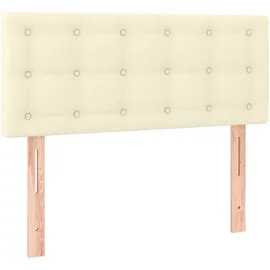 vidaXL Boxspringbett 100 x 200 cm Creme