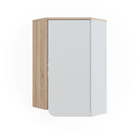 Vicco Hängeschrank Holzwerkstoff 42,4 x 75 cm Braun/Weiß