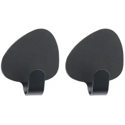 Lind DNA - Curve Wandhaken S, schwarz (2er-Set)