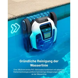 Mammotion Spino E1 Poolroboter Akku Boden Wand