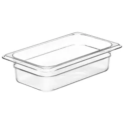 Cambro 42CW135 - Camwear® Polycarbonat Gastronorm GN-Behälter GN1/4-65mm, Durchsichtig