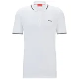 Hugo Dinoso Kurzarm-poloshirt White M