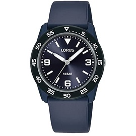 Lorus Jungen Analog Quarz Uhr mit Silikon Armband RRX87HX9