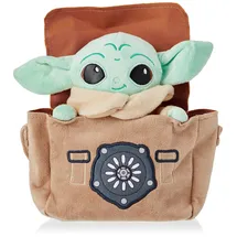 Simba Disney Star Wars Mandalorian Grogu mit Tasche, 25cm,