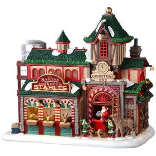 Lemax 25926 - Santa's Reindeer Stables Neu