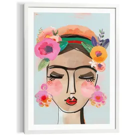 Reinders! Bild COLOURFUL Face, (BHT 50x70x2.20 cm) - bunt - BHT 50x70x2.20 cm