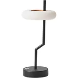 Beliani Kabellose LED Tischlampe ALVIELA mit Dimmer Schwarz