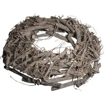 Rayher Bastelkranz grau/weiß aus Weiden gewischt Ø 40,0 cm, 1 St.