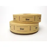 Rombouts Gutscheinrolle Bier gelb