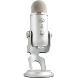 Blue Microphones Blue Yeti USB-Mikrofon für Aufnahmen, Streaming, Gaming, Podcasting auf PC und Mac, Mikrofon für Laptop oder Computer, Blue VO!CE Effekte, Verstellbarer Ständer, Plug and Play - Silber