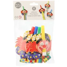 Papstar Partyrüssel Clowngesicht 4 St. Bunt