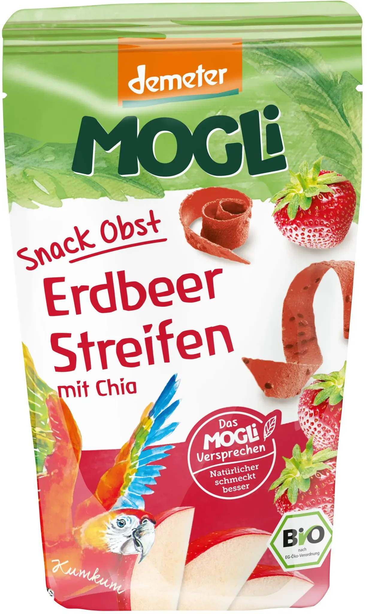 MOGLi Bio Erdbeer Streifen