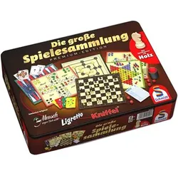 Schmidt Spiele - Spielesammlungen - Die große Spielesammlung, Metalldose.