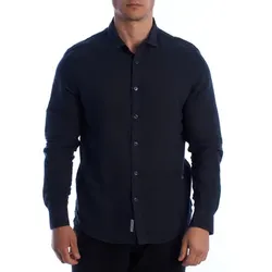 Inmyhood  Hemdbluse HS24MCA01-NAVY  in Blau, EU 3XL