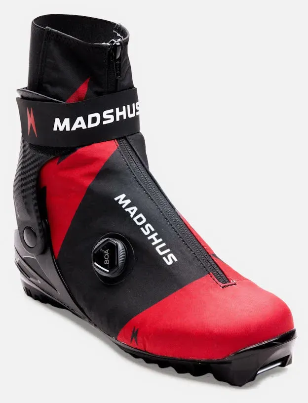 Madshus Pulse BOA® Skate Unisex Langlaufschuhe NNN Skating rot/schwarz 44