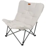Campingstuhl "HERKULES" mit Transporttasche, Stofffarbe Campingstuhl: Beige