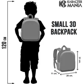 Marvel Captain America Patriot 3D Rucksack 31cm - Blau