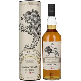 Lagavulin Whisky 9 Years Old Islay Single Malt Scotch 46% vol 0,7 l Geschenkbox Game of Thrones Edition