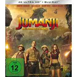 Jumanji: Willkommen im Dschungel (4K-UHD+Blu-ray)