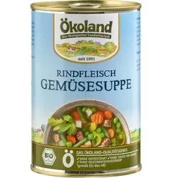 Ökoland Rindfleisch Gemüsesuppe bio