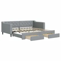 vidaXL Tagesbett 90 x 190 cm Silber