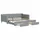 vidaXL Tagesbett 90 x 190 cm Silber