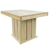 vidaXL Gartentisch 110x75x74 cm Kiefernholz