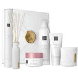 Rituals Pflege-Geschenkset The Ritual of Sakura Duftkerze Körperpeeling Duftstäbchen Pflegeset Geschenkset, 7-tlg., Körpercreme, Reismilch, Kirschblüte, Luxuspflege, Beauty-Routine.