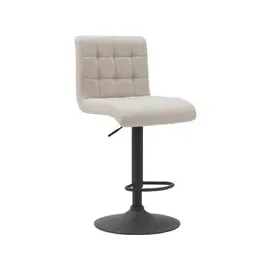 Harper Barhocker Erika Microfaser beige