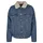 URBAN CLASSICS Oversized Sherpa Jeansjacke Clear Blue Washed 5XL