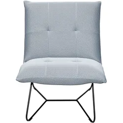 Loungesessel ED EXCITING DESIGN "Michel", grau, B:69cm H:76cm T:86cm, 100% Polyester, Sessel