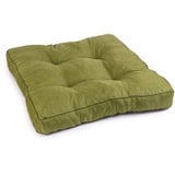 Royal Schneider Sitzkissen Kissen Polster Auflage Rückenkissen Loungekissen Lounge Bodenkissen Anti-Rutsch-Unterseite, Grüner Apfel - 5519, 70x70 cm - Sitzkissen