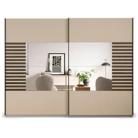Rauch Schwebetürenschrank BAREA 271 x 210 x 62 cm Beige