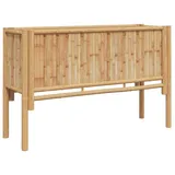 vidaXL Garten Hochbeet 110x35x70 cm Bambus