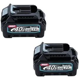 Makita Power Source Kit 40 V XGT Li-Ion 2 x 2,5 Ah + DC40RA Ladegerät 191L76-1