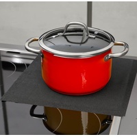 FireMat Einzel-Induktionskochplatte Silk Edition Induktionsmatte. Schutz während des Kochens. 75 cm x 40 cm