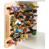 TIMBERKINDER® Magnetisches Figuren Regal kompatibel mit IKEA KALLAX | Ausziehbar zur Aufbewahrung passend zu 70+ Tonies und 2X Toniebox | Einsatz für IKEA KALLAX