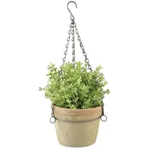 Esschert Design Blumenampel Terracotta L 16,3 x 16,9 x 12 cm